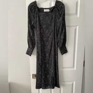 Polka dot midi dress